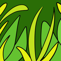 Cartoon Grass wallpaper art poster background green illustration design 