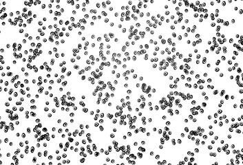 Light Black vector texture with disks.