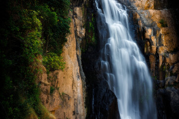 Fototapeta premium Long exposure shot of waterfall.