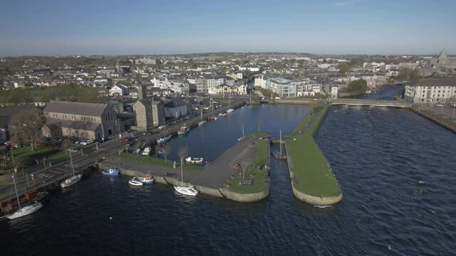 Aerial view Galway City