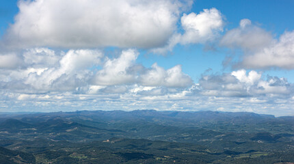 blue sky and clouds
