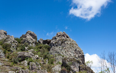 rock in the mountains