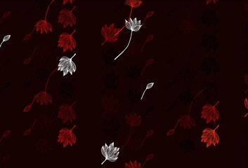 Light Red vector sketch backdrop.