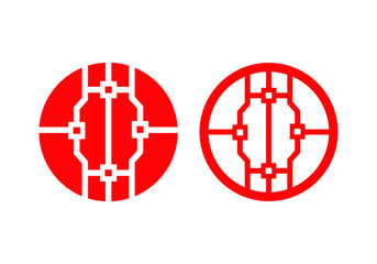 Obraz premium Circuit board, technology vector icon. Web site design, logo, app. Computer, network, communication, tech icon. Vector stock illustration.