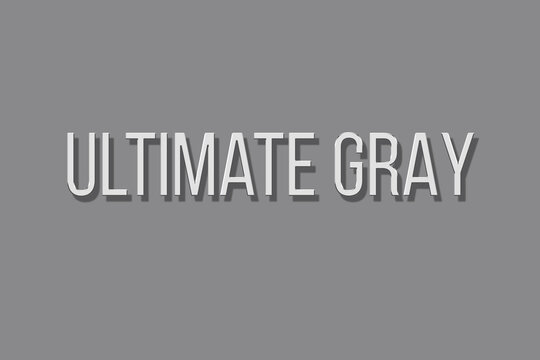 color of the year 2021 ultimate gray. Concept of the main Pantone trend