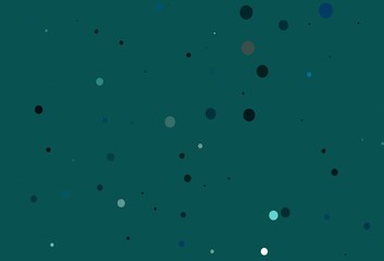 Light BLUE vector pattern with spheres.