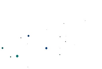 Light Blue, Green vector background with bubbles.