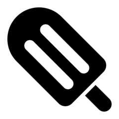 popsicle icon with glyph style. Suitable for website design, logo, app and UI.