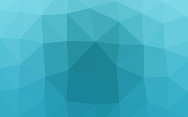 Light BLUE vector polygonal background. Geometric illustration in Origami style with gradient. Completely new template for your business design.
