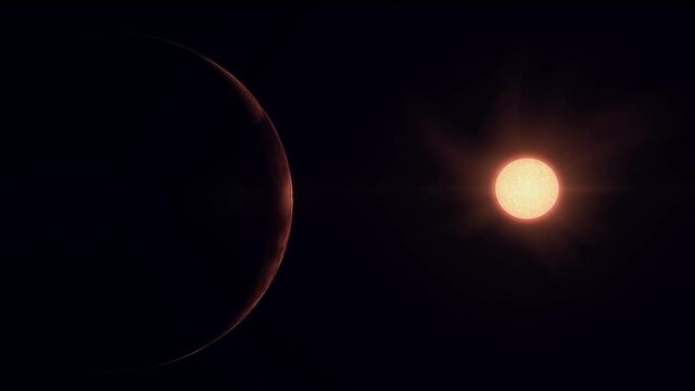 HD footage of Planet. Universe animation. 
