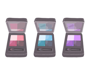 アイシャドウのイラストセット