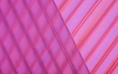 Fuchsia lines layered in opposite directions form a triangular line pattern.
