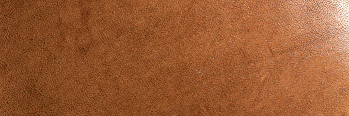 leather grunge background: an old piece of tough camel skin, with scuffs, spots, scars