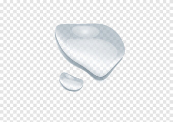 realistic water drop vectors isolated on transparency background ep69