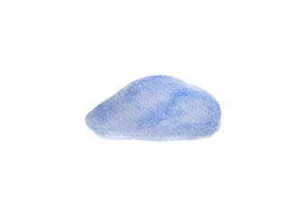 watercolor blue cloud vectors isolated on white background ep03