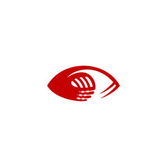 baseball eye logo design