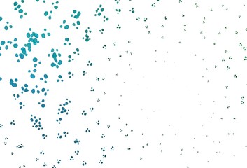 Light Blue, Green vector background with lava shapes.