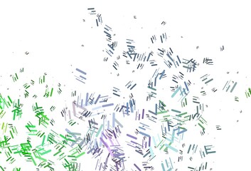 Light Multicolor, Rainbow vector background with straight lines.