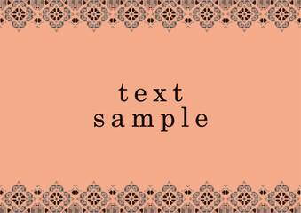 奄美大島紬龍郷柄レースのかわいいフレーム