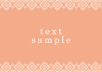 奄美大島紬龍郷柄レースのかわいいフレーム