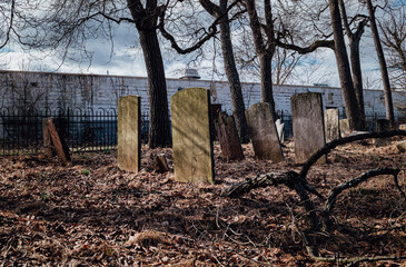 old urban cemetary