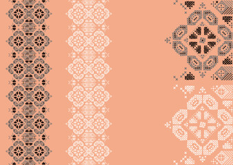 奄美大島紬龍郷柄レースのかわいいフレーム