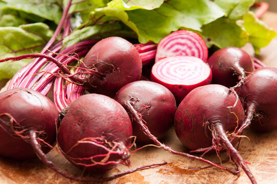 chioggia or candy cane beets - Powered by Adobe