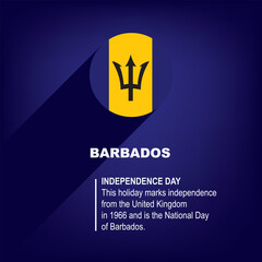 Poster Barbados Independence Day