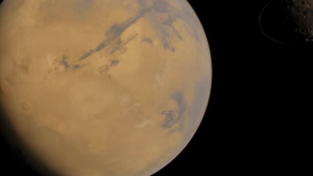 HD footage of Planet. Universe animation. 