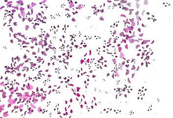 Light Pink vector backdrop with abstract shapes.