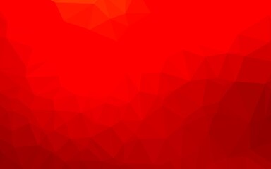 Light Red vector polygon abstract layout. Modern geometrical abstract illustration with gradient. Template for your brand book.