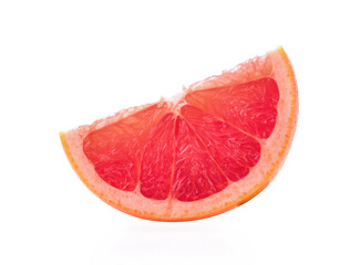 Orange slice isolated on white background