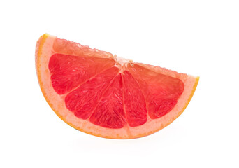 Orange slice isolated on white background