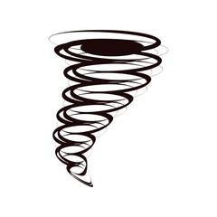 Tornado icon design template vector isolated illustration