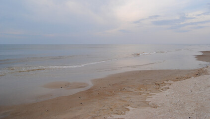 beach in the morning