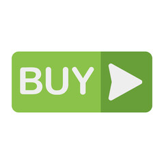 Buy icon vector illustration in flat style for any projects
