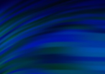 Dark BLUE vector template with liquid shapes. A completely new color illustration in marble style. The best blurred design for your business.