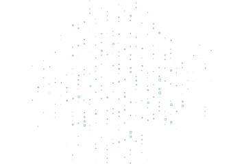 Light Blue, Green vector template with square style.