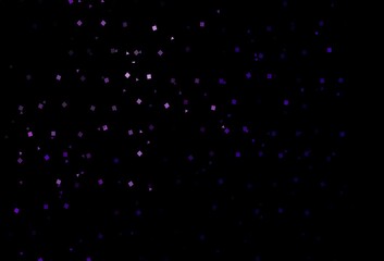 Dark Purple vector layout with circles, lines, rectangles.