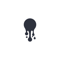 ink drop Vector icon design illustration template