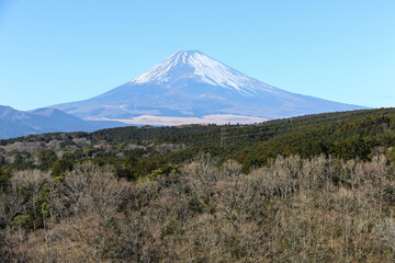 三島スカイウォークからの富士山