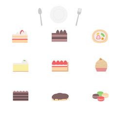 いろんなケーキイラスト素材セット