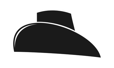 Cowboy hat illustration vector