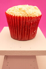 Panque de vainilla, muffin