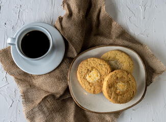 Galletas de limón y café