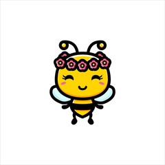 cute honey character is female