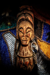 Obraz premium Mongolian shamanism more broadly called the Mongolian folk religion, or occasionally Tengerism