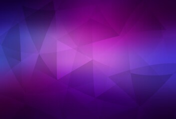 Fototapeta premium Light Purple, Pink vector abstract mosaic pattern.