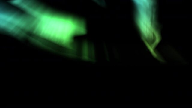 Aurora Realistic Animation Background Green 05