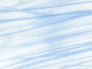 Shadows on the snowy surface